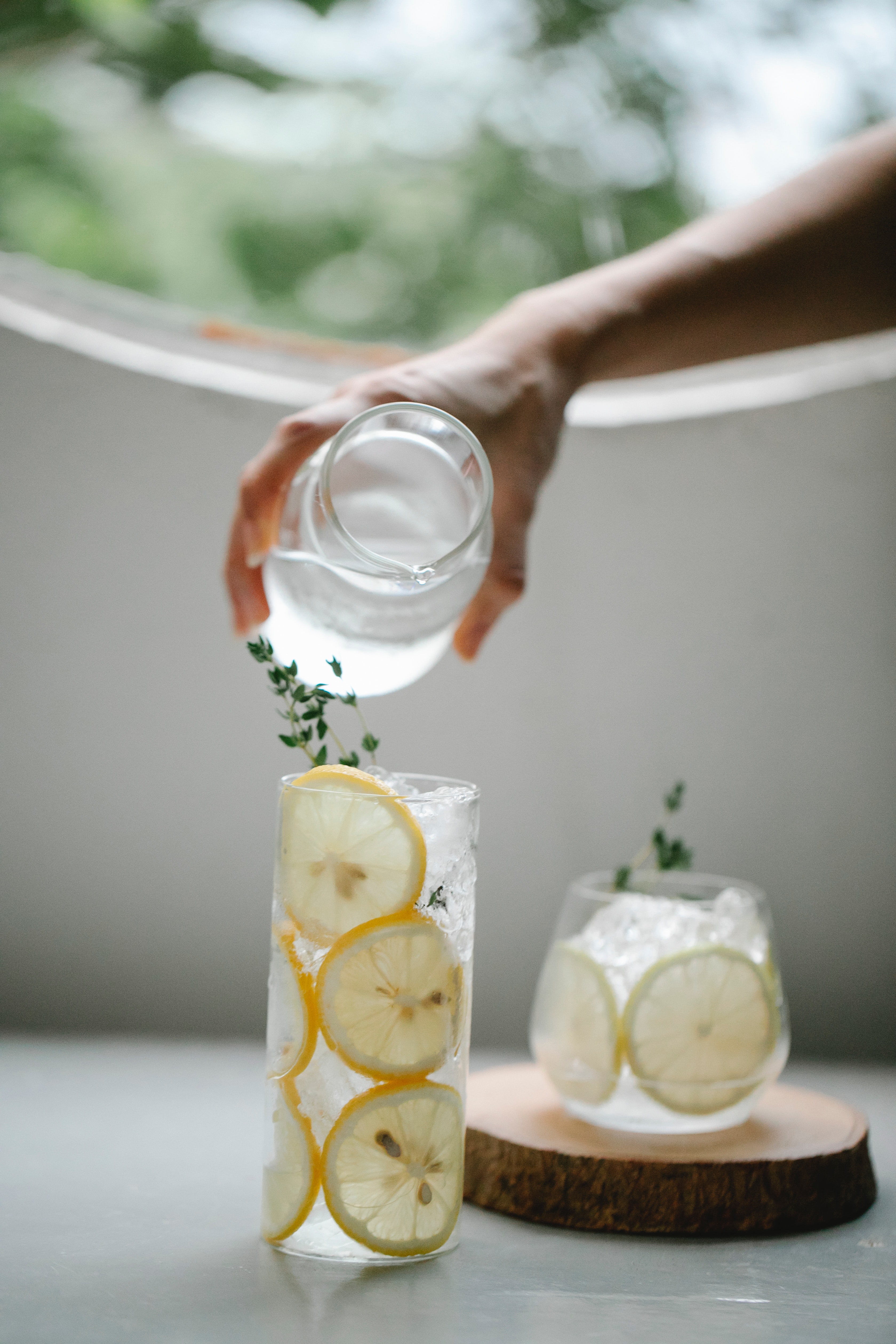 fruit in a water